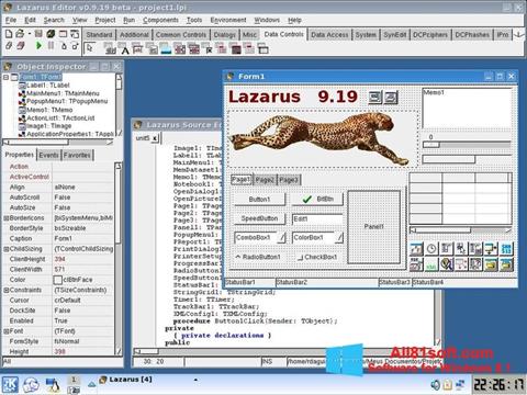 لقطة شاشة Lazarus لنظام التشغيل Windows 8.1