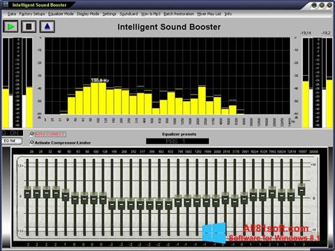 لقطة شاشة Sound Booster لنظام التشغيل Windows 8.1
