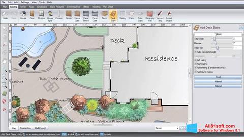 لقطة شاشة Realtime Landscaping Architect لنظام التشغيل Windows 8.1