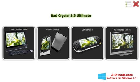 لقطة شاشة Bad Crystal لنظام التشغيل Windows 8.1