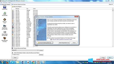 لقطة شاشة BadCopy Pro لنظام التشغيل Windows 8.1
