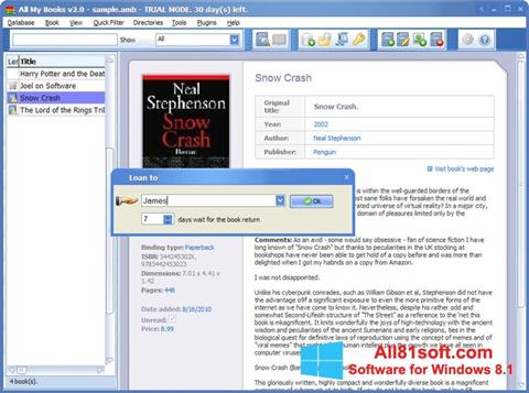لقطة شاشة All My Books لنظام التشغيل Windows 8.1