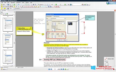 لقطة شاشة PDF-XChange Editor لنظام التشغيل Windows 8.1