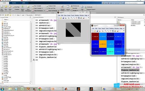 لقطة شاشة MATLAB لنظام التشغيل Windows 8.1