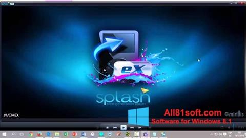 لقطة شاشة Splash PRO EX لنظام التشغيل Windows 8.1