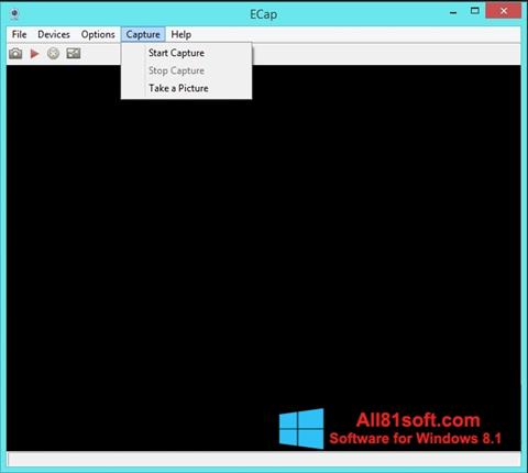 لقطة شاشة ECap لنظام التشغيل Windows 8.1