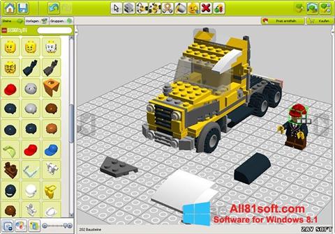 لقطة شاشة LEGO Digital Designer لنظام التشغيل Windows 8.1
