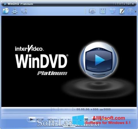 لقطة شاشة WinDVD لنظام التشغيل Windows 8.1