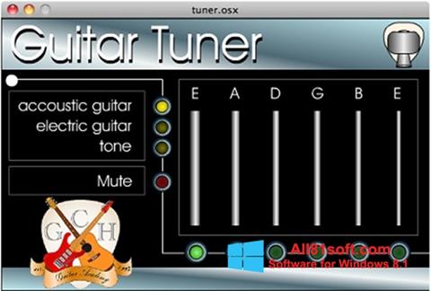 لقطة شاشة Guitar Tuner لنظام التشغيل Windows 8.1