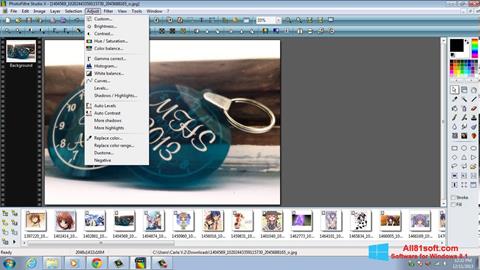 لقطة شاشة PhotoFiltre Studio X لنظام التشغيل Windows 8.1