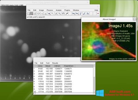 لقطة شاشة ImageJ لنظام التشغيل Windows 8.1