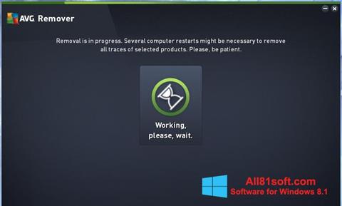 لقطة شاشة AVG Remover لنظام التشغيل Windows 8.1